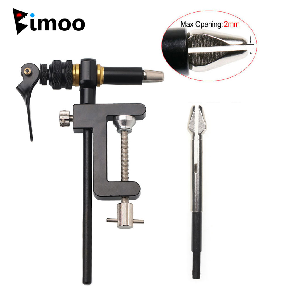 Fishing Lure Kit - 1 Stück 360 ° Rotierender C-Klemmen-Fliegenbindestock