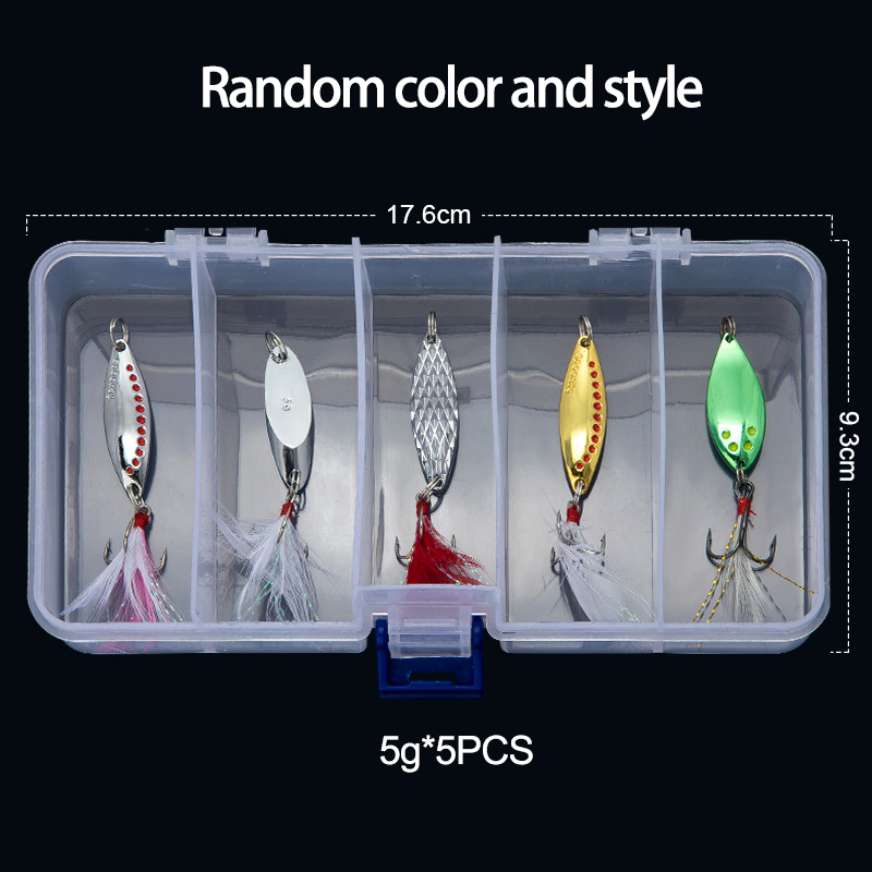Fishing Lure Crankbait - Metalllöffel Spinner Angelköder 5g 7g 10g