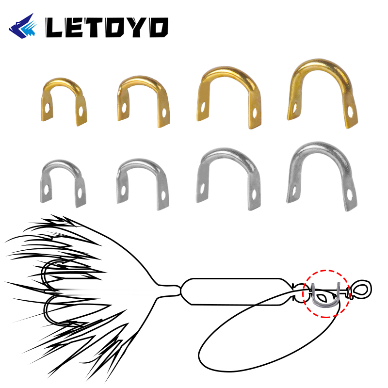 Fishing Lure Kit - LETOYO 100 Stück gefaltete Gabelköder in