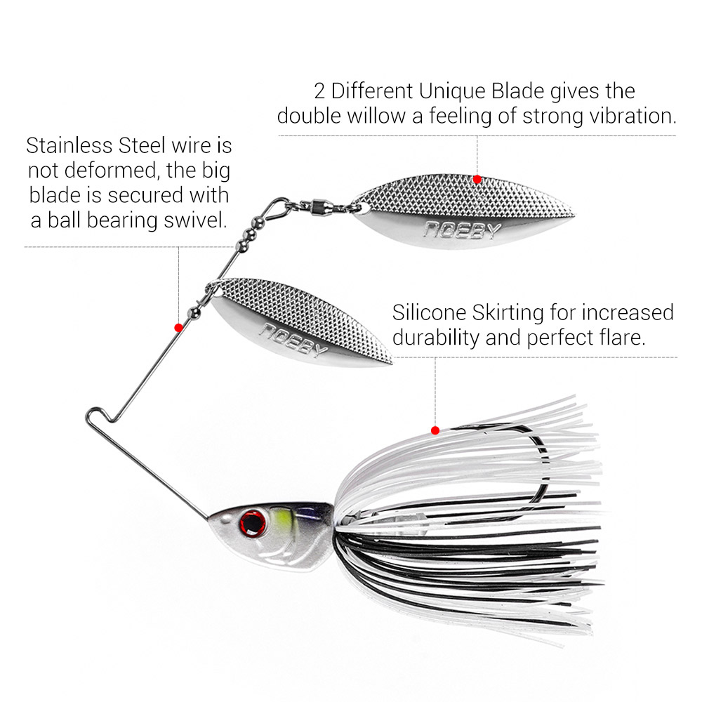 Noeby Spinnerbait 10,5g 14g 21 – Fishing Lure Swimbait Bewertung und Preis
