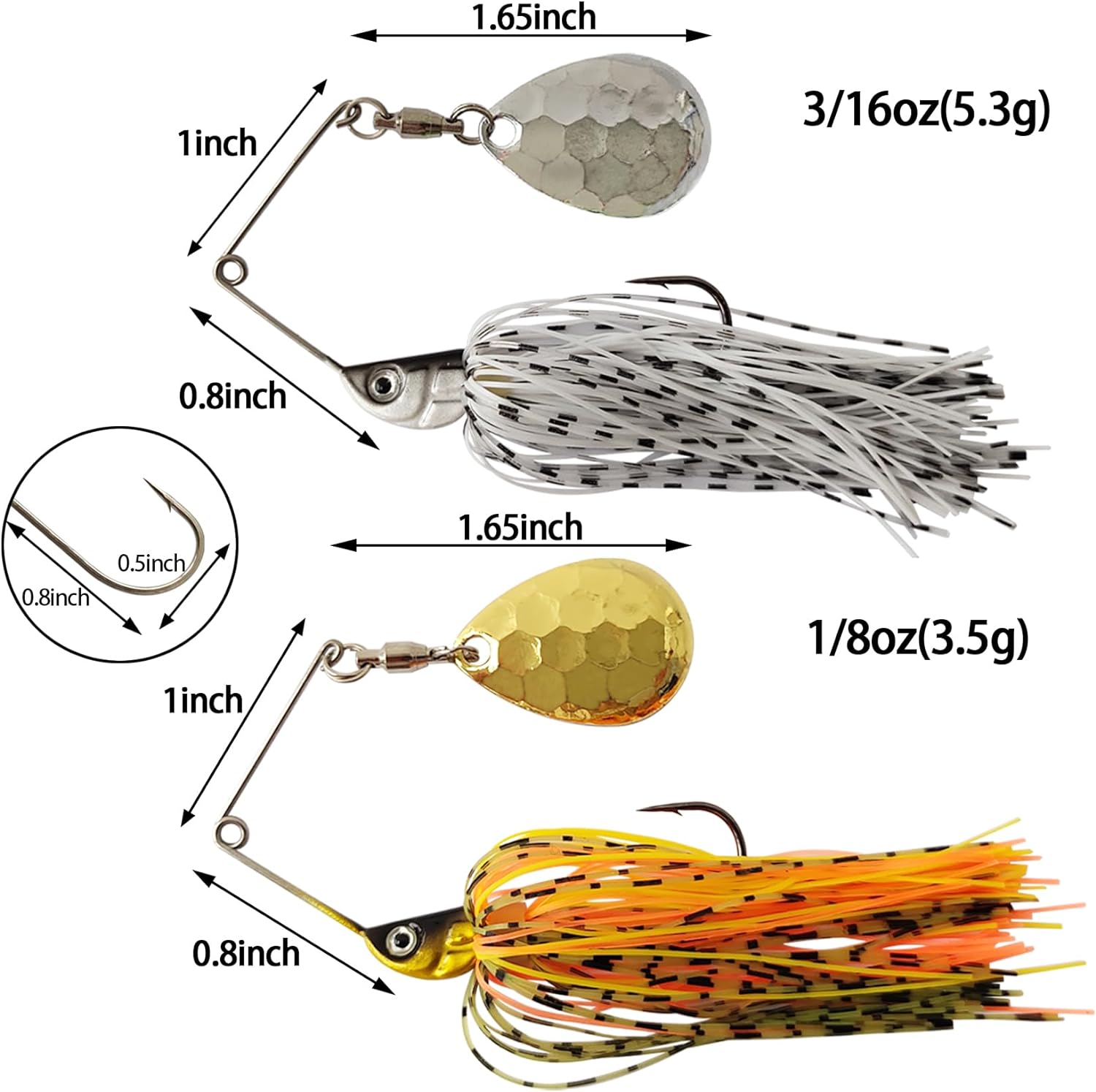 Eupheng Spinner Köder Löffel D – Fishing Lure Swimbait Bewertung und Preis