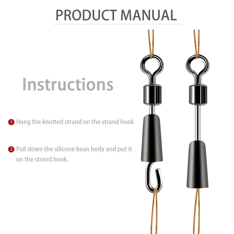 30-90 Stück Kugellager-Wirbel  – Fishing Lure Accessories Bewertung und Preis