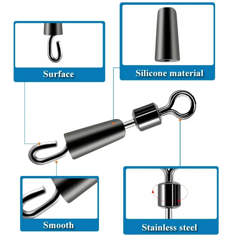 30-90 Stück Kugellager-Wirbel  – Fishing Lure Accessories Bewertung und Preis