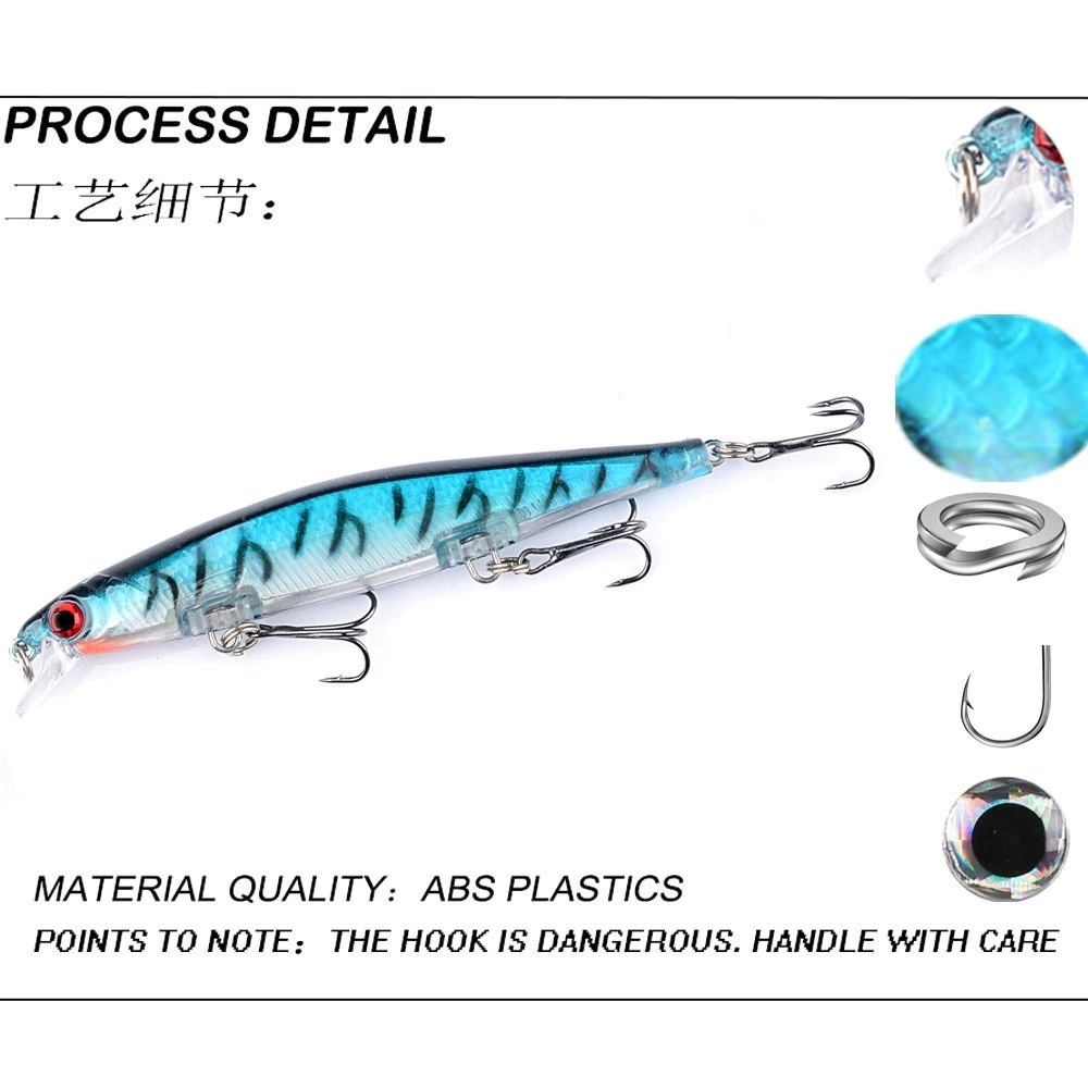1pc Laser Sinking Minnow Angel – Fishing Lure Swimbait Bewertung und Preis