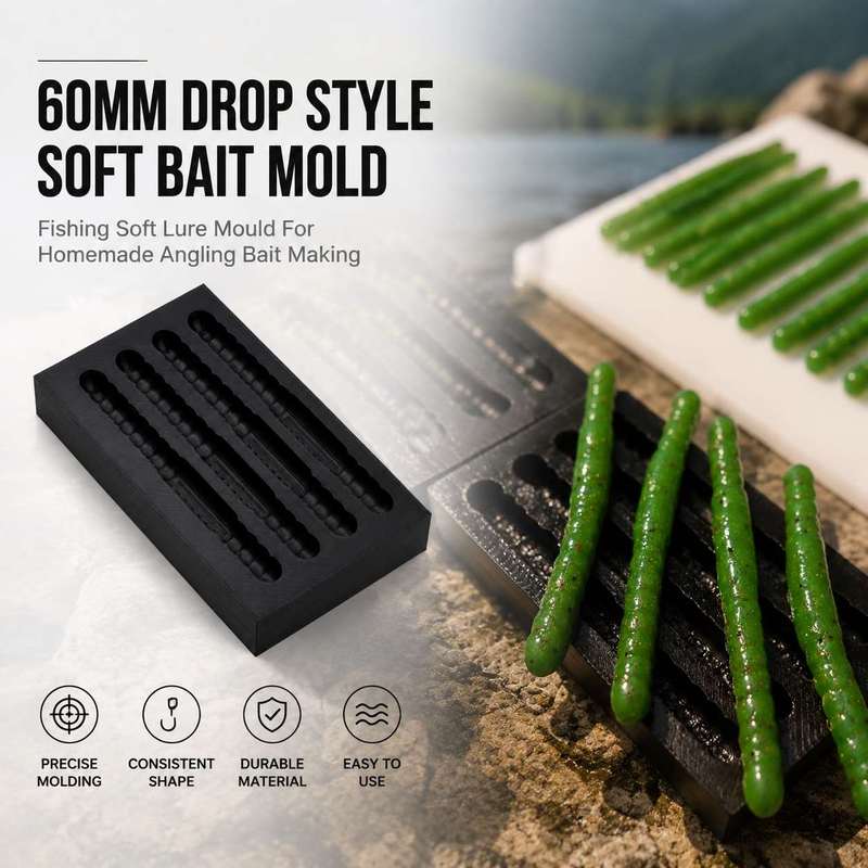 Drop-Typ Weichköder-Gießform 6 – Fishing Lure Kit Bewertung und Preis