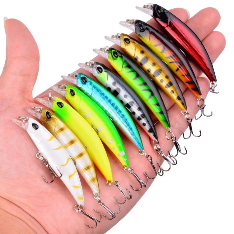 3/5/8-teiliges Zufälliges Ange – Fishing Lure Jerkbait Bewertung und Preis