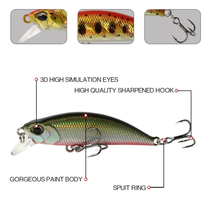 15 Stück Sinking Minnow Angelk – Fishing Lure Jerkbait Bewertung und Preis