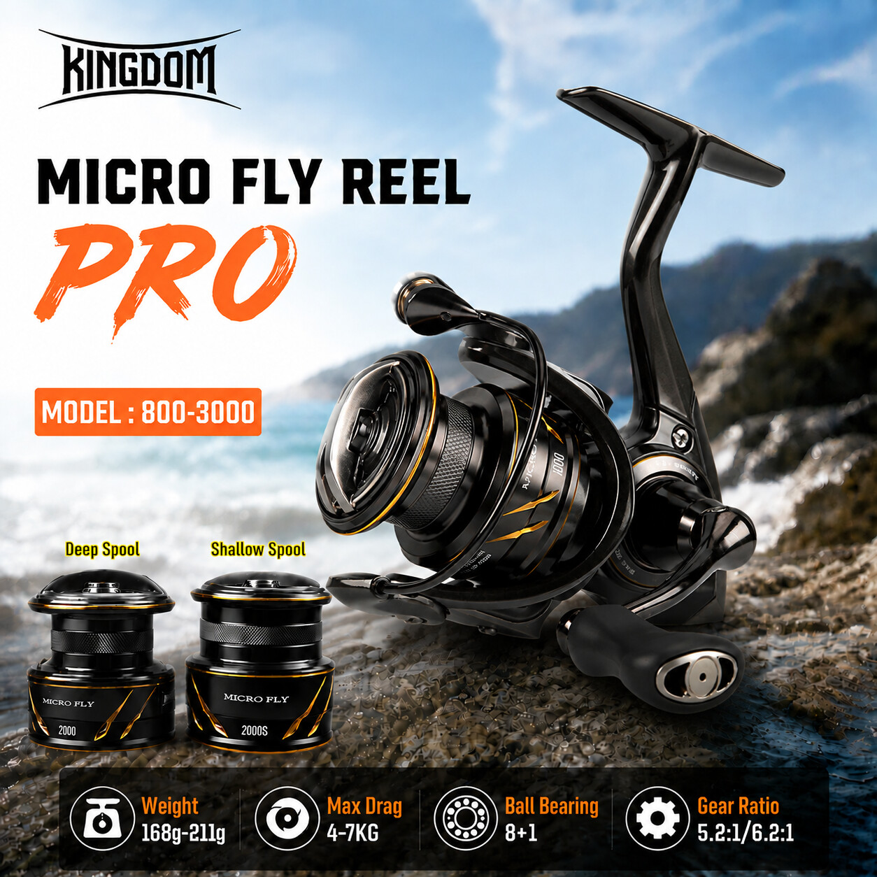 Kingdom Micro Fly Pro Angelrol – Shimano Reel Stradic Bewertung und Preis