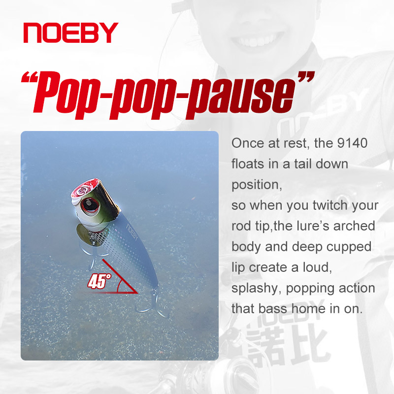 Noeby 105mm 24g Topwater Poppe – Fishing Lure Popper Bewertung und Preis