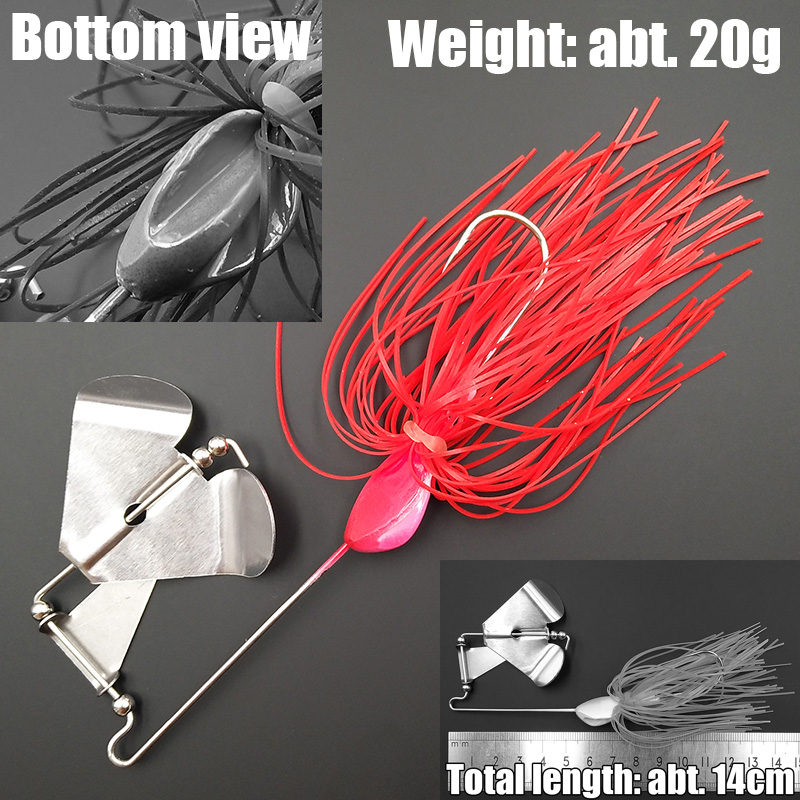 Wusanban Lunker Spinner Baits  – Fishing Lure Buzzbait Bewertung und Preis